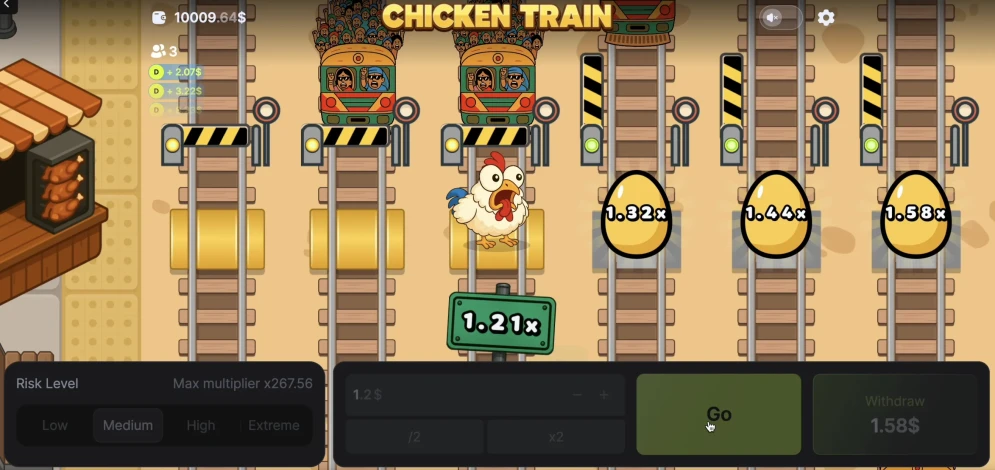 Chicken vs Train Game