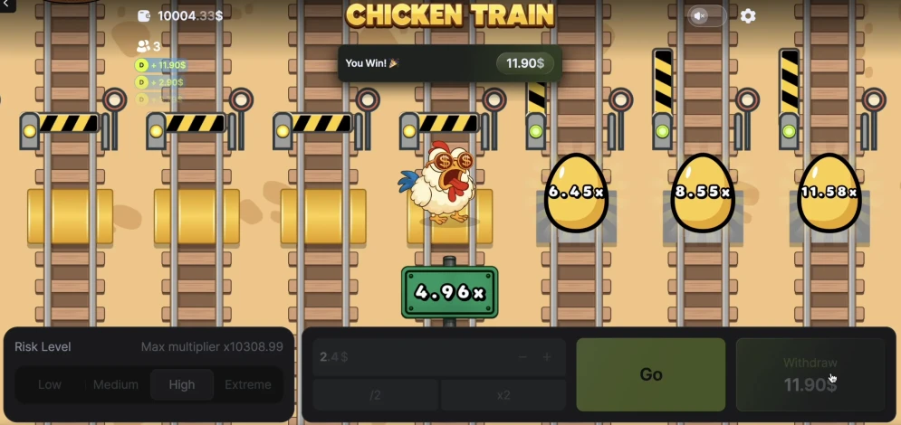 Chicken vs Train