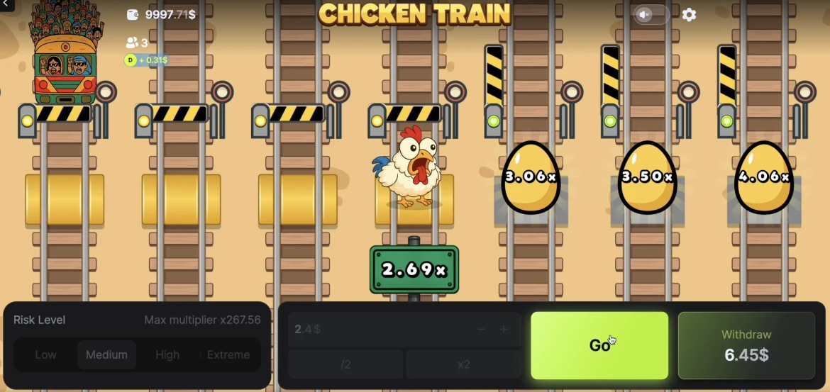 Chicken vs Train
