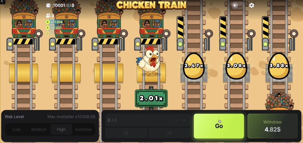 Chicken vs Train demo